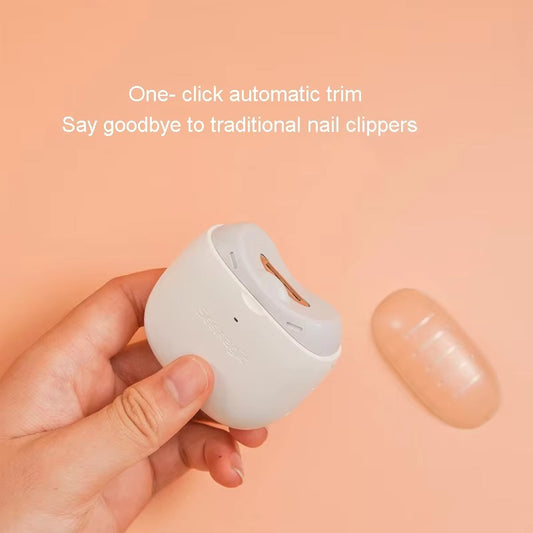 Automatic Electric Nail Clipper – Safe Nail Cutter with Light & Nail Storage