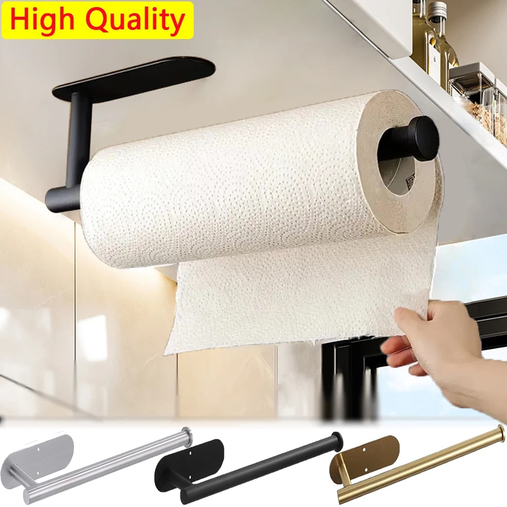 Wall-Mounted Paper Towel Holder – Stainless Steel