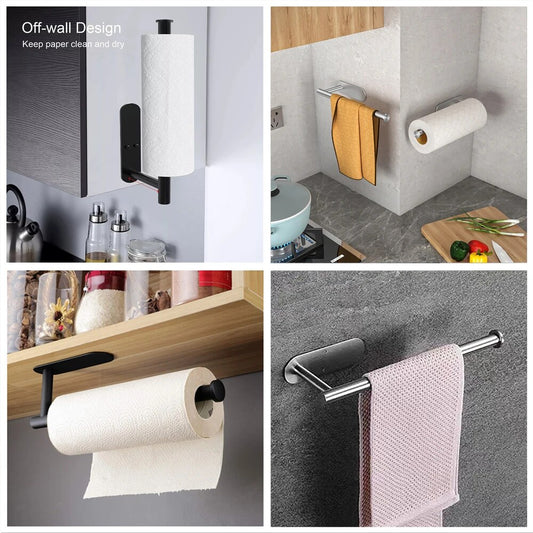 Wall-Mounted Paper Towel Holder – Stainless Steel