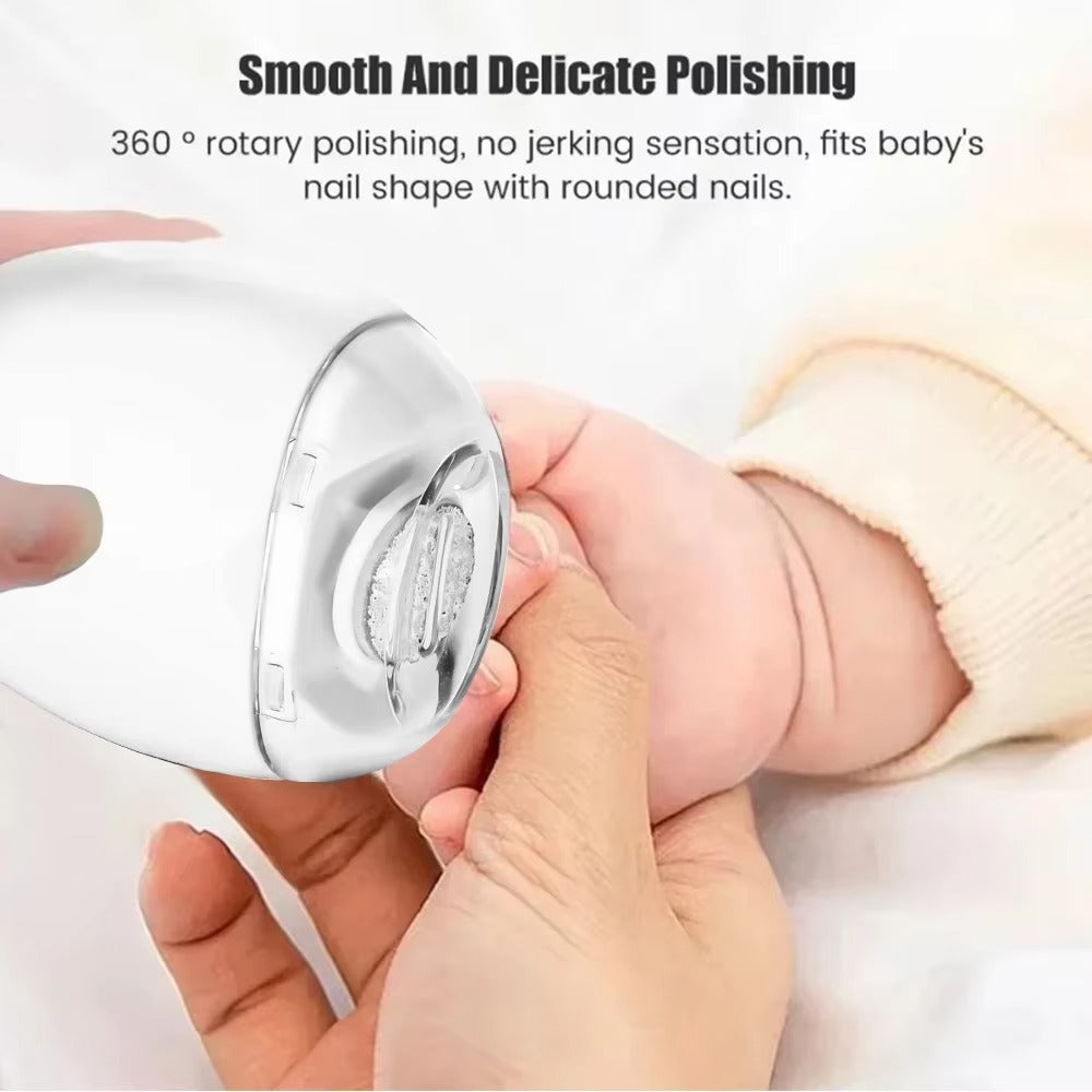 Automatic Electric Nail Clipper & Grinder – With LED Light & Nail Collector