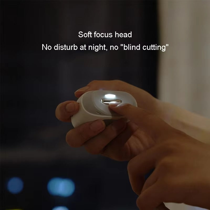 Automatic Electric Nail Clipper – Safe Nail Cutter with Light & Nail Storage