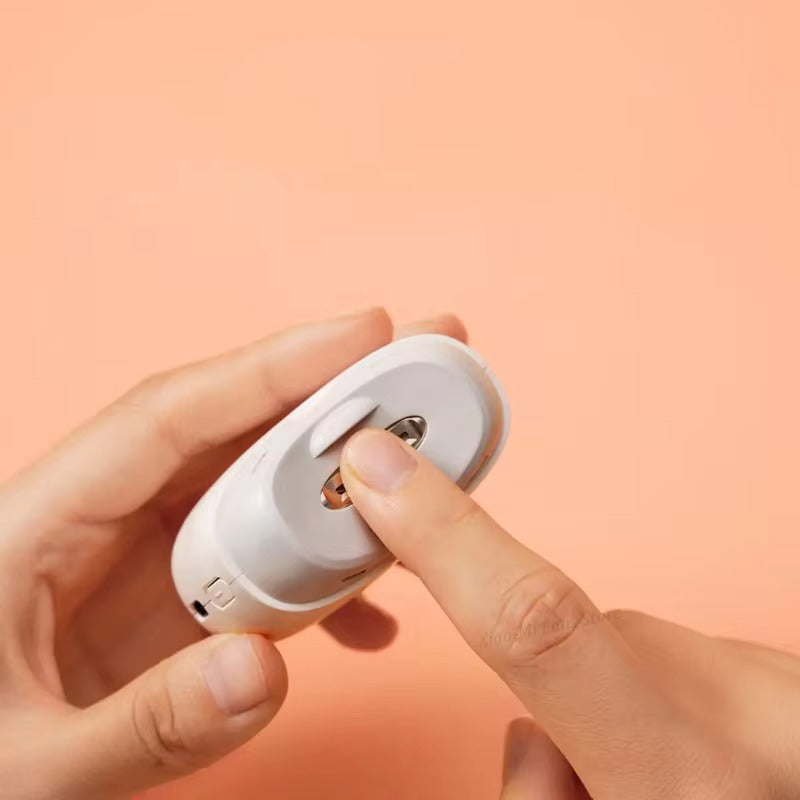 Automatic Electric Nail Clipper – Safe Nail Cutter with Light & Nail Storage