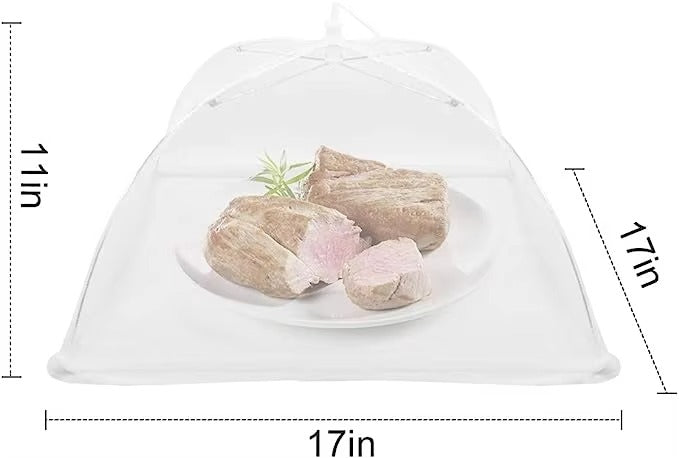 8-Piece Pop-Up Food Cover Net – Reusable Mesh Covers for Picnics, BBQ & Outdoor Dining