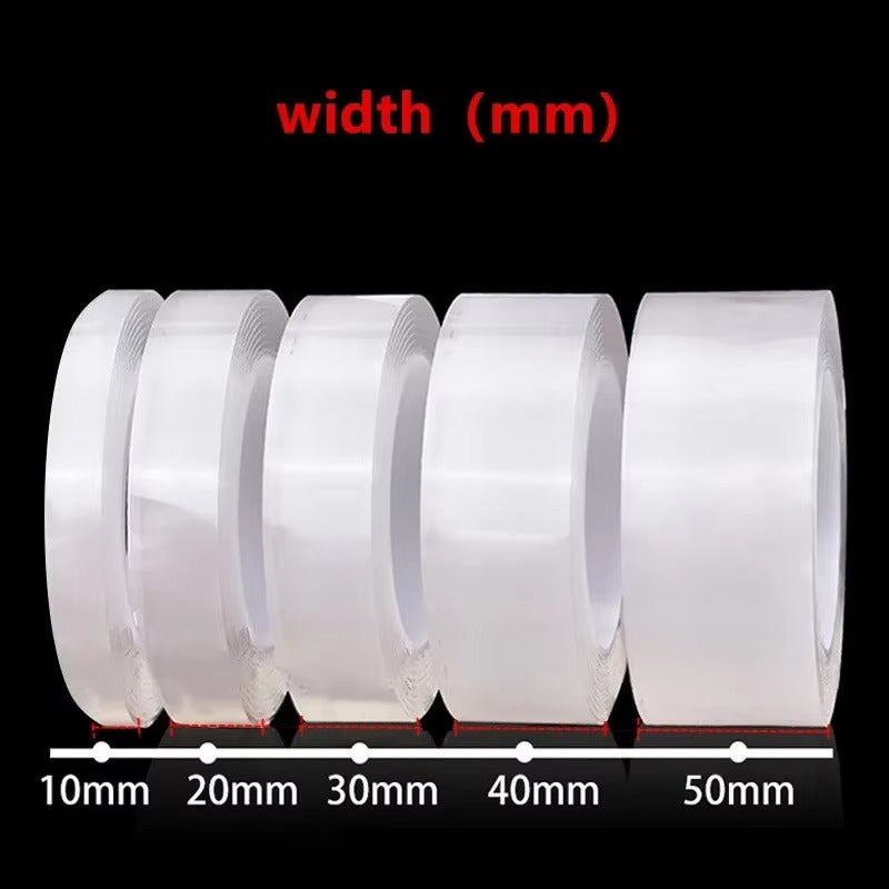 Ultra Strong Nano Double-Sided Tape – Heavy Duty, Reusable & Transparent Mounting Tape