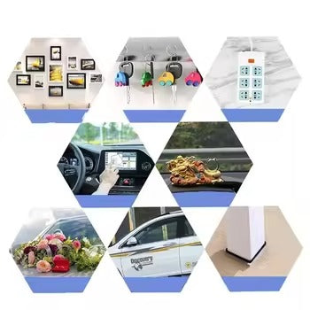 Ultra Strong Nano Double-Sided Tape – Heavy Duty, Reusable & Transparent Mounting Tape