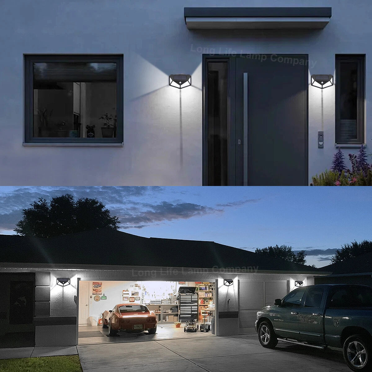 100 LED Solar Motion Sensor Light – Waterproof Outdoor Security Lamp Without Electricity